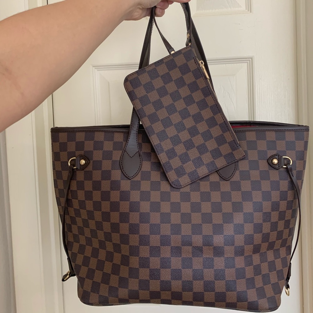 Daisy rose checkered tote